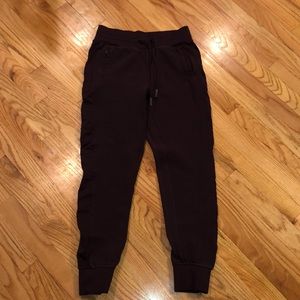 Lululemon Maroon Jogger Sweatpants